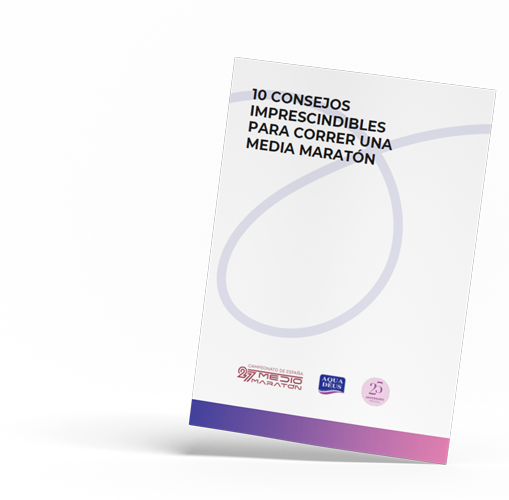 Libro que muestra consejos para correr una media maraton como portada