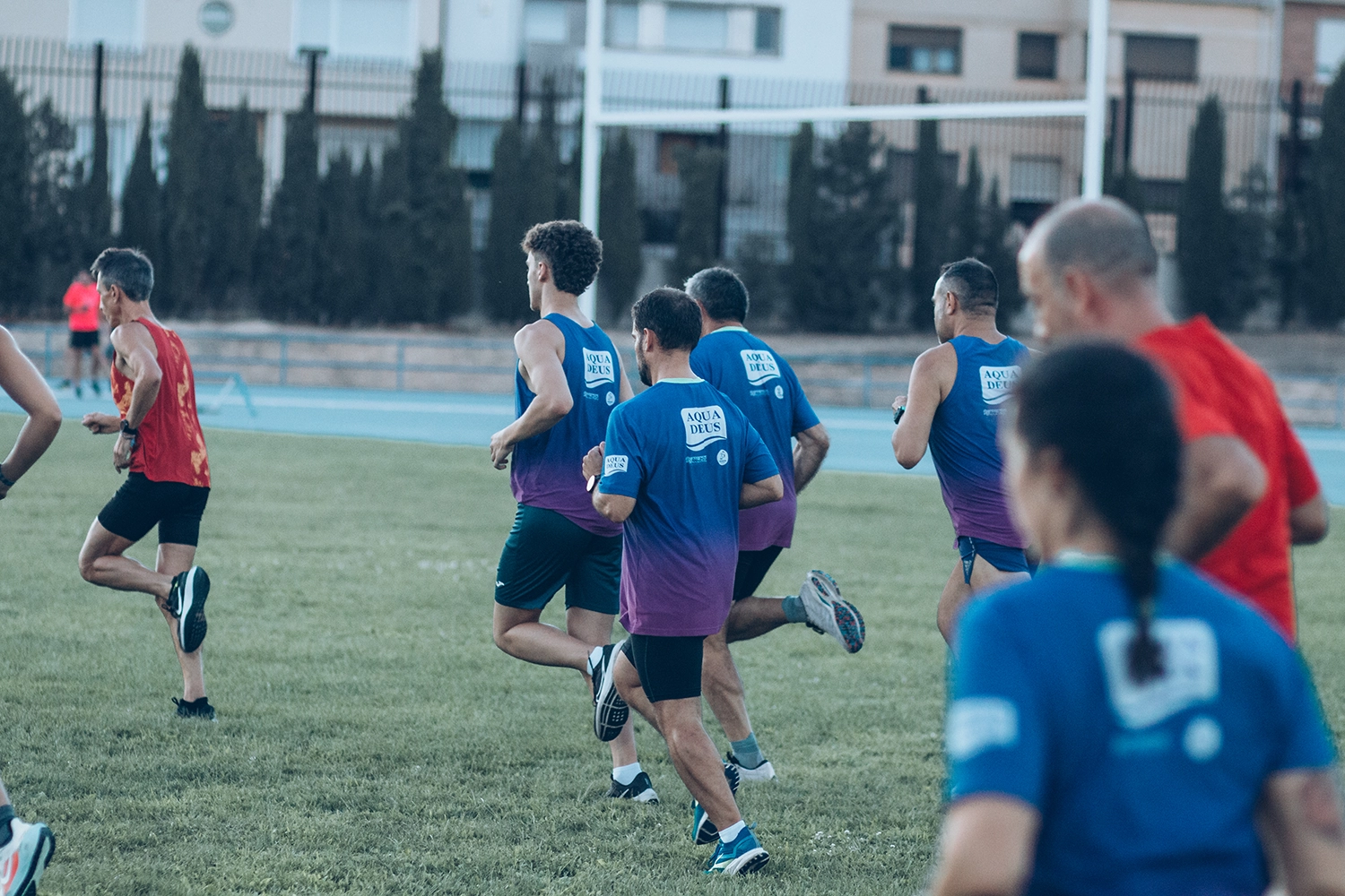 Severino Felipe entrenando junto a la Iniciativa Mojate con Aquadeus